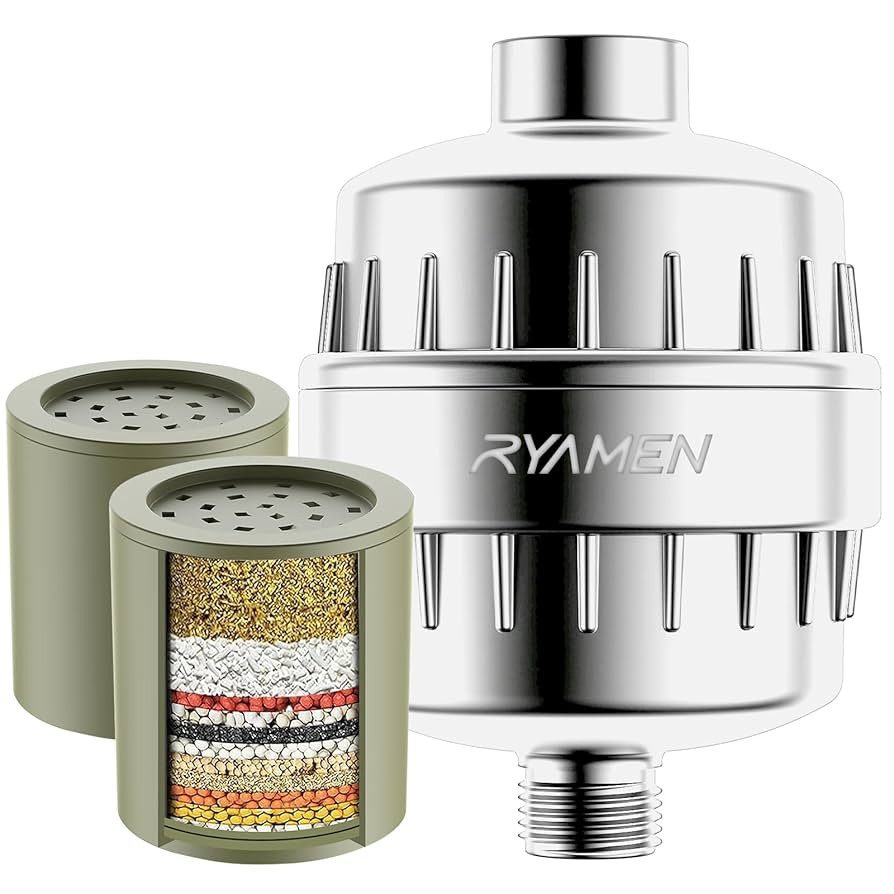 Heavy Duty Shower Filter, Shower Water Filter, 99% REMOVAL Shower Head Filter for Hard Water, Hea... | Amazon (US)