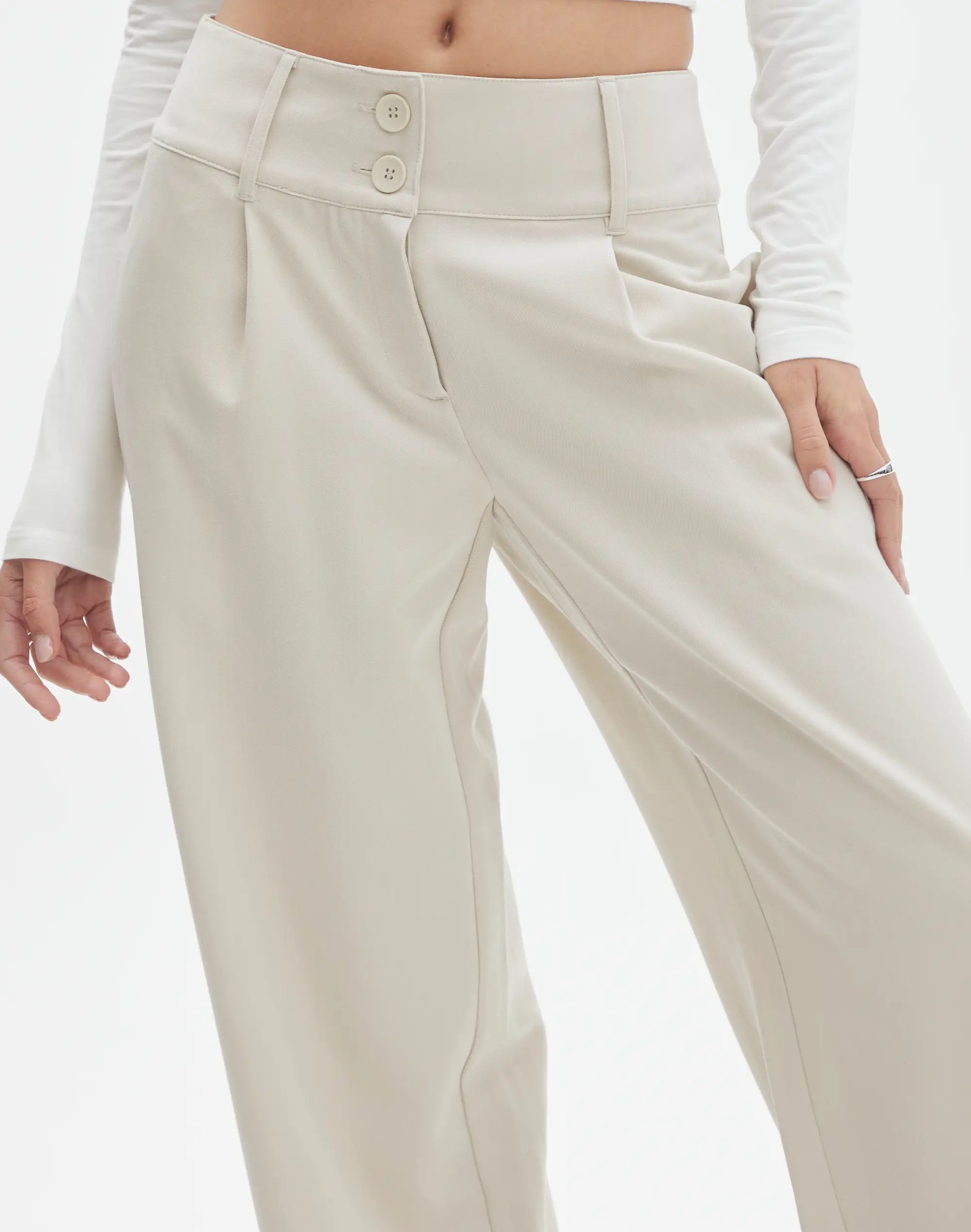 Double Button Tailored Pant | Glassons (Australia)