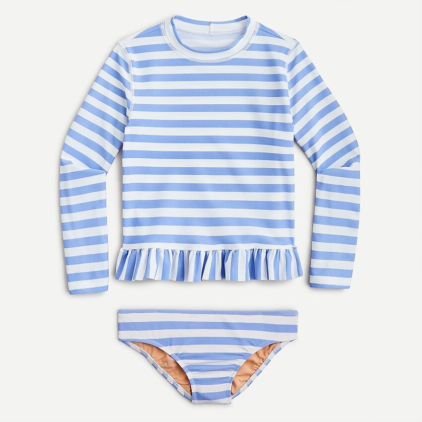 Girls' rash guard set with UPF 50+ | J.Crew US