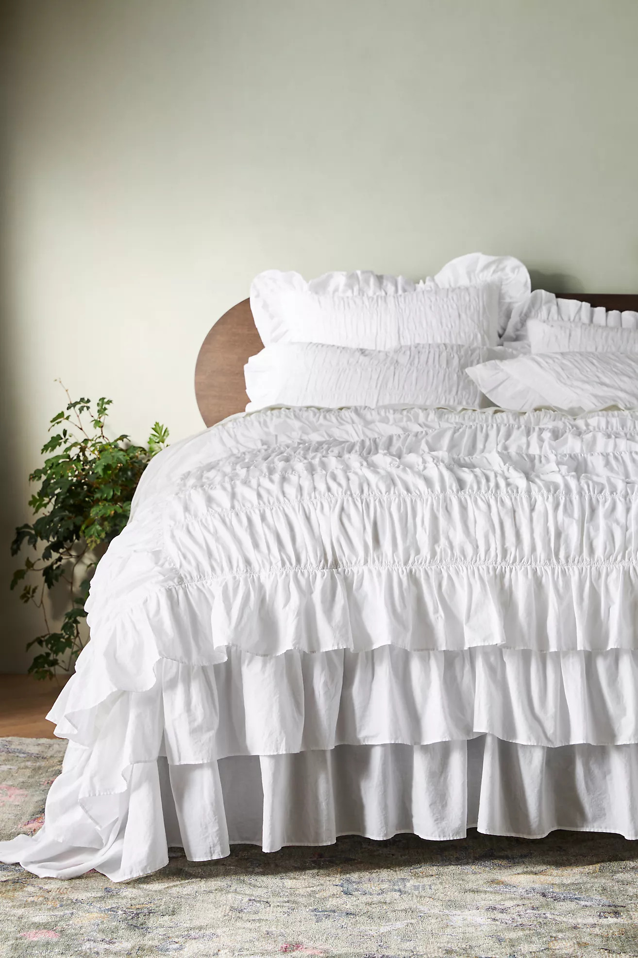 Shyla Ruffled Duvet Cover | Anthropologie (US)