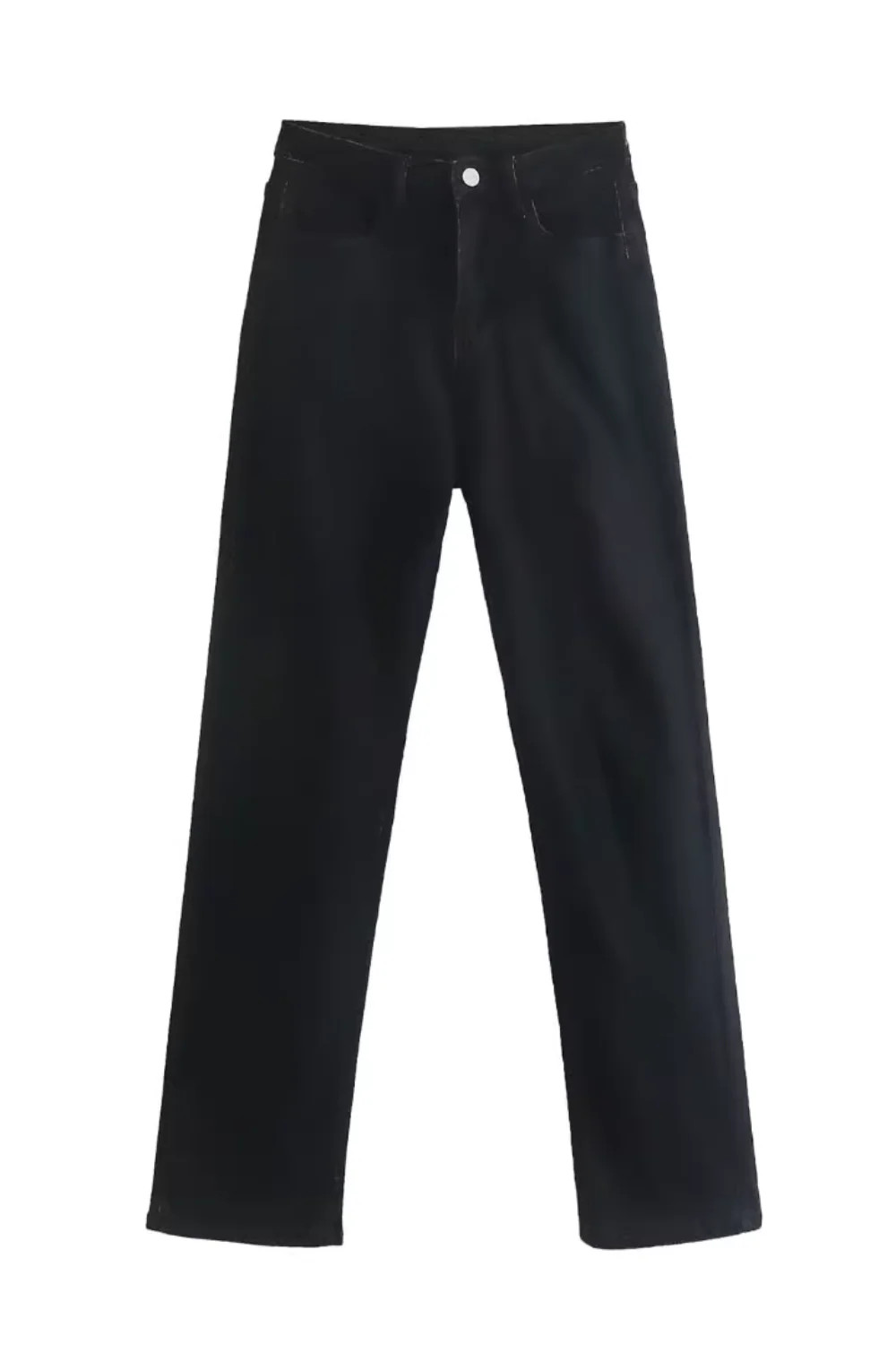 'Delaney' High Waist Straight Denim Pants (2 Colors) | Goodnight Macaroon