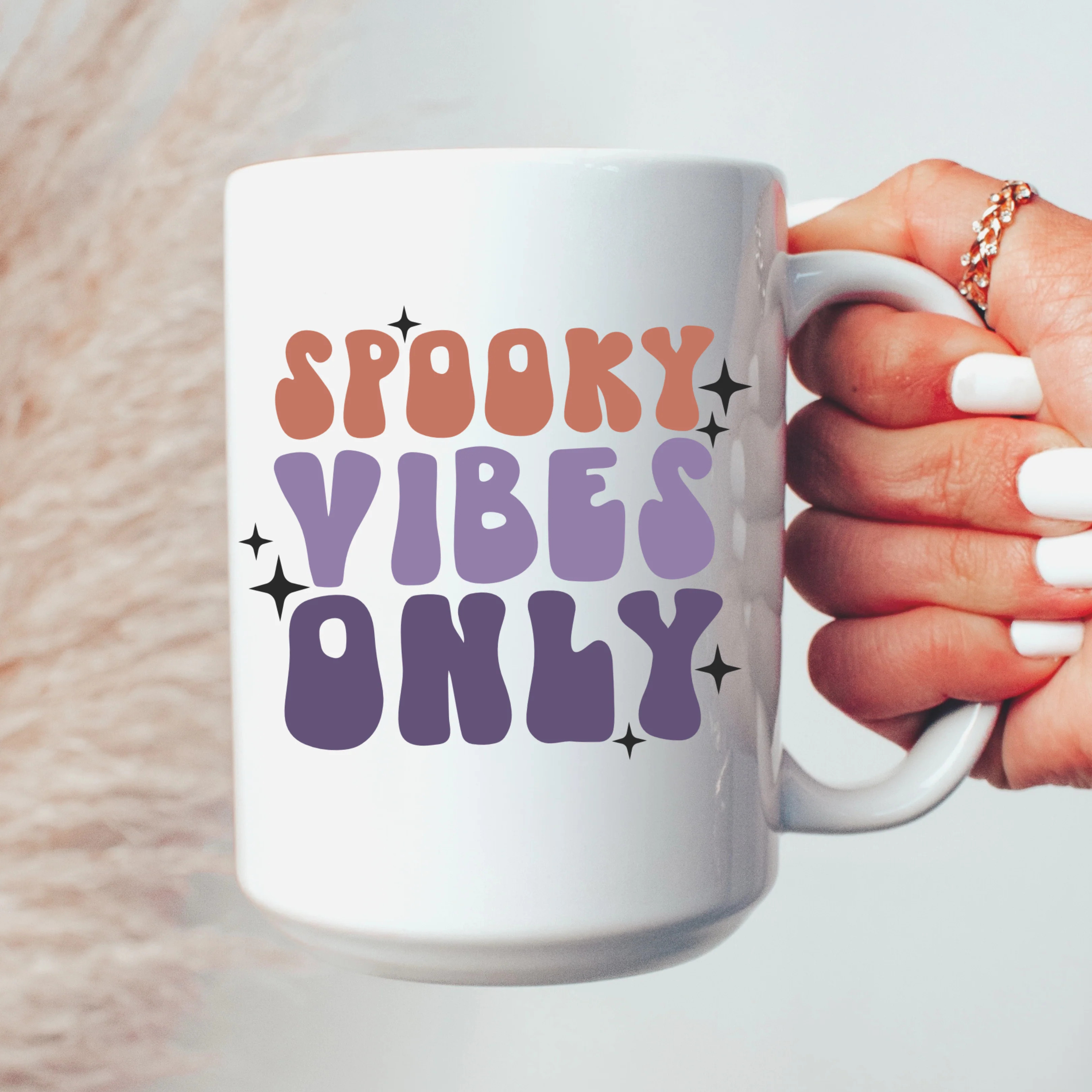 Spooky vibes Only Color Mug | Sweet Mint Handmade Goods