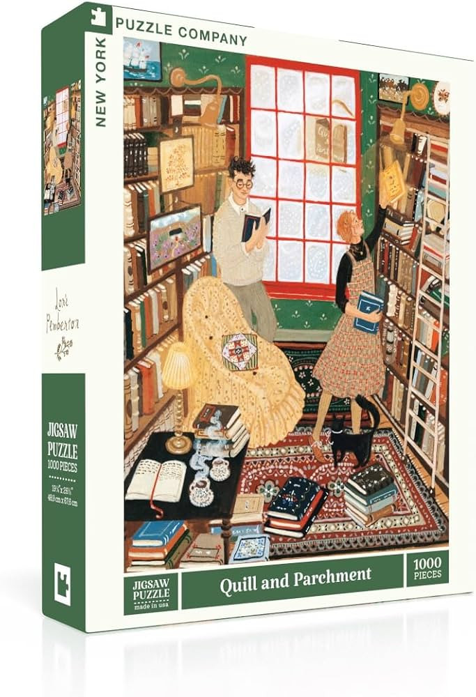 New York Puzzle Company - Loré Pemberton Quill and Parchment - 1000 Piece Jigsaw Puzzle for Adul... | Amazon (US)