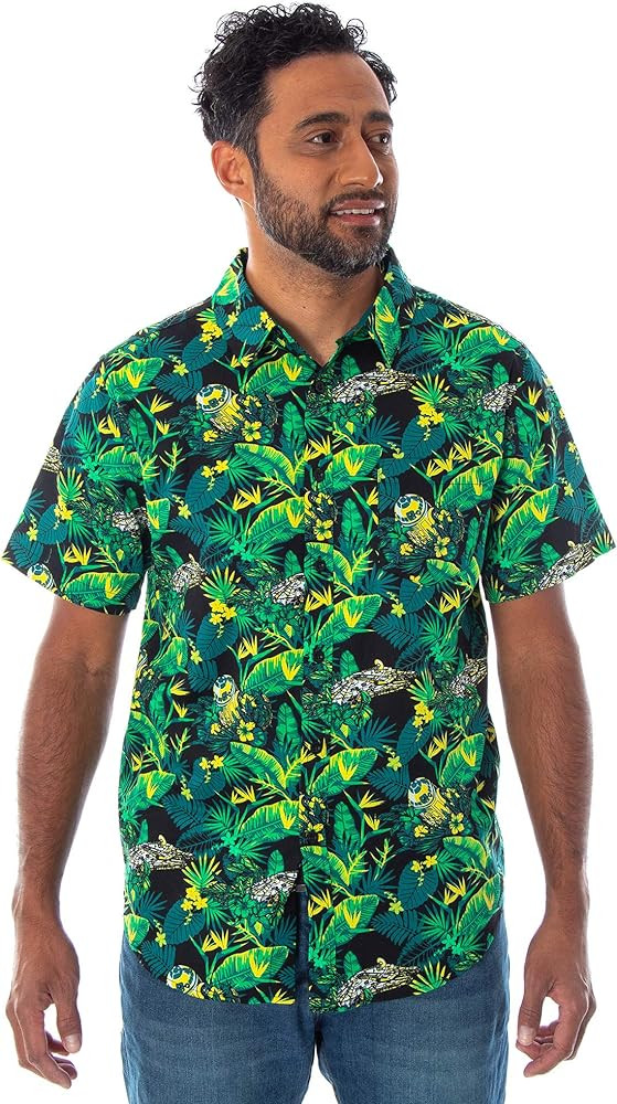 Star Wars Men's Millennium Falcon and R2-D2 Tropical Hawaiian Shirt | Amazon (US)