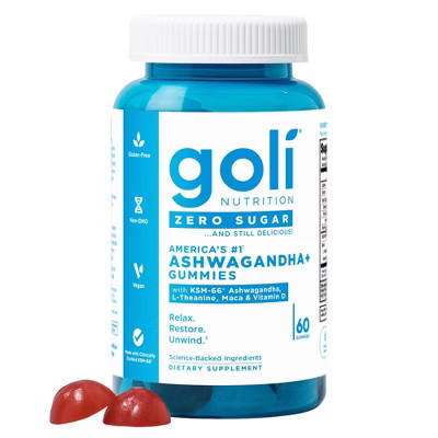 Goli Nutrition Ashwagandha Sugar Free Dietary Supplement Vegan Gummies - 60ct | Target