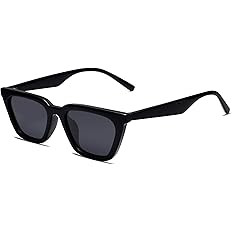 SOJOS Polarized Narrow Square Cateye Sunglasses for Women Retro Trendy Driving Glasses SJ2169 | Amazon (US)