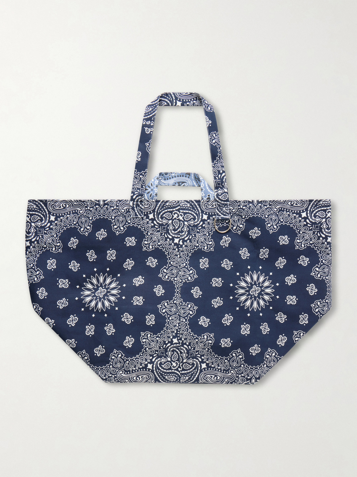 CALL IT BY YOUR NAME - Maxi Basket Printed Cotton Tote - Blue | NET-A-PORTER (US)
