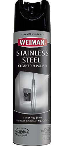 Weiman Stainless Steel Cleaner & Polish Aerosol, 17 fl oz | Amazon (US)