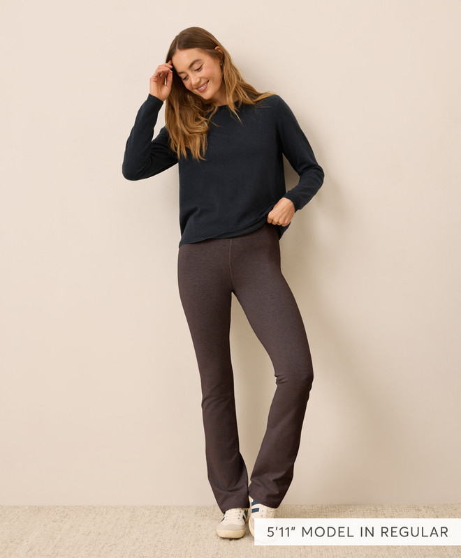 Women’s On The Go-to Bootcut Legging made with Organic Cotton | Pact | Pact Apparel
