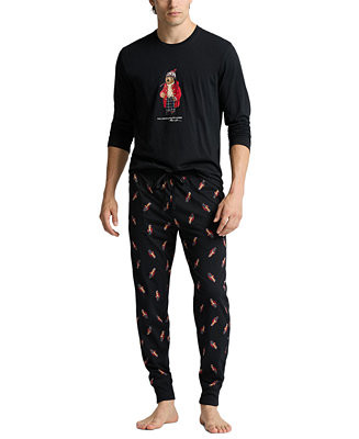 Polo Ralph Lauren Men's 2-Pc. Polo Bear Pajama Set - Macy's | Macy's