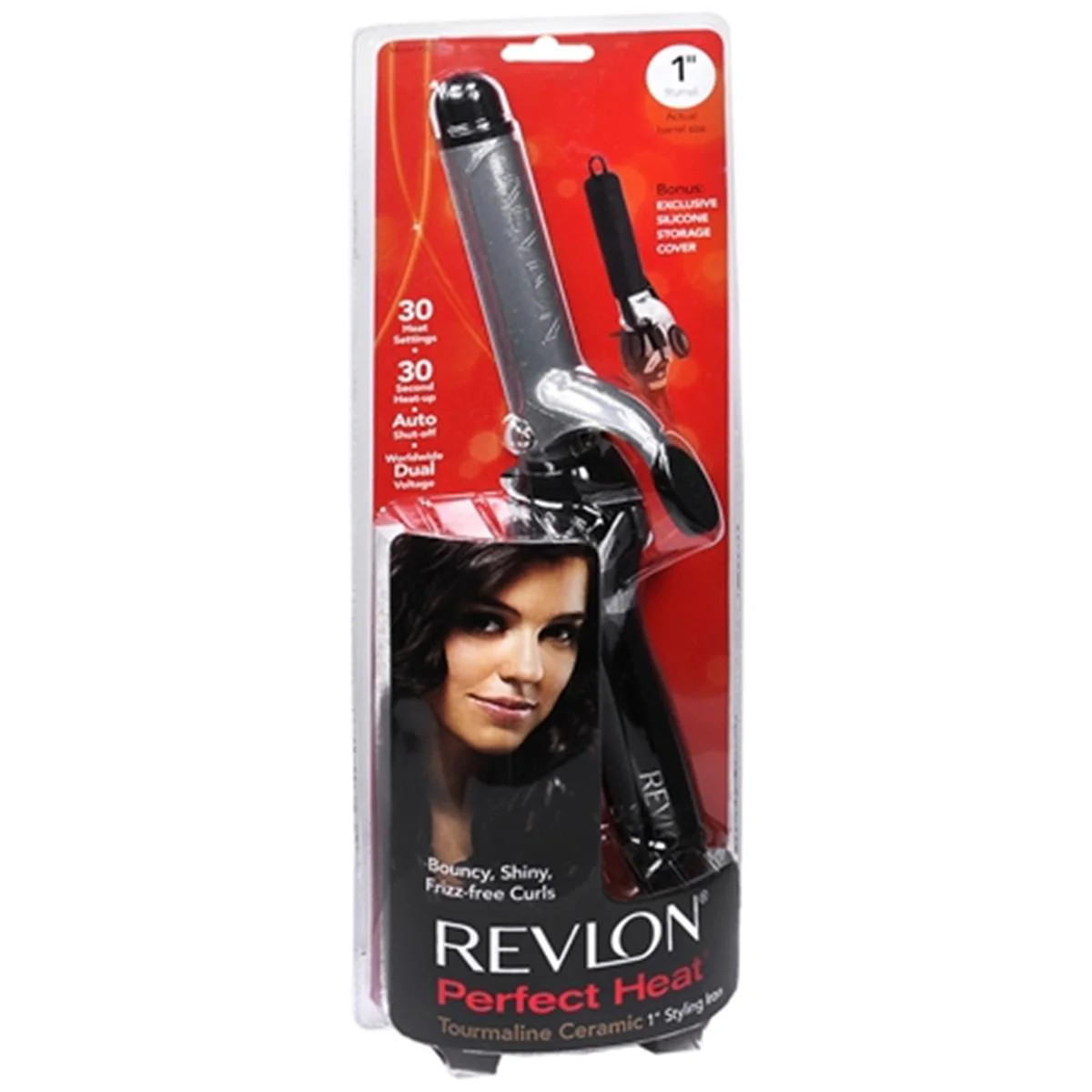 REVLON RV051C 1 in. Ceramic Curling Iron | Shop Simon