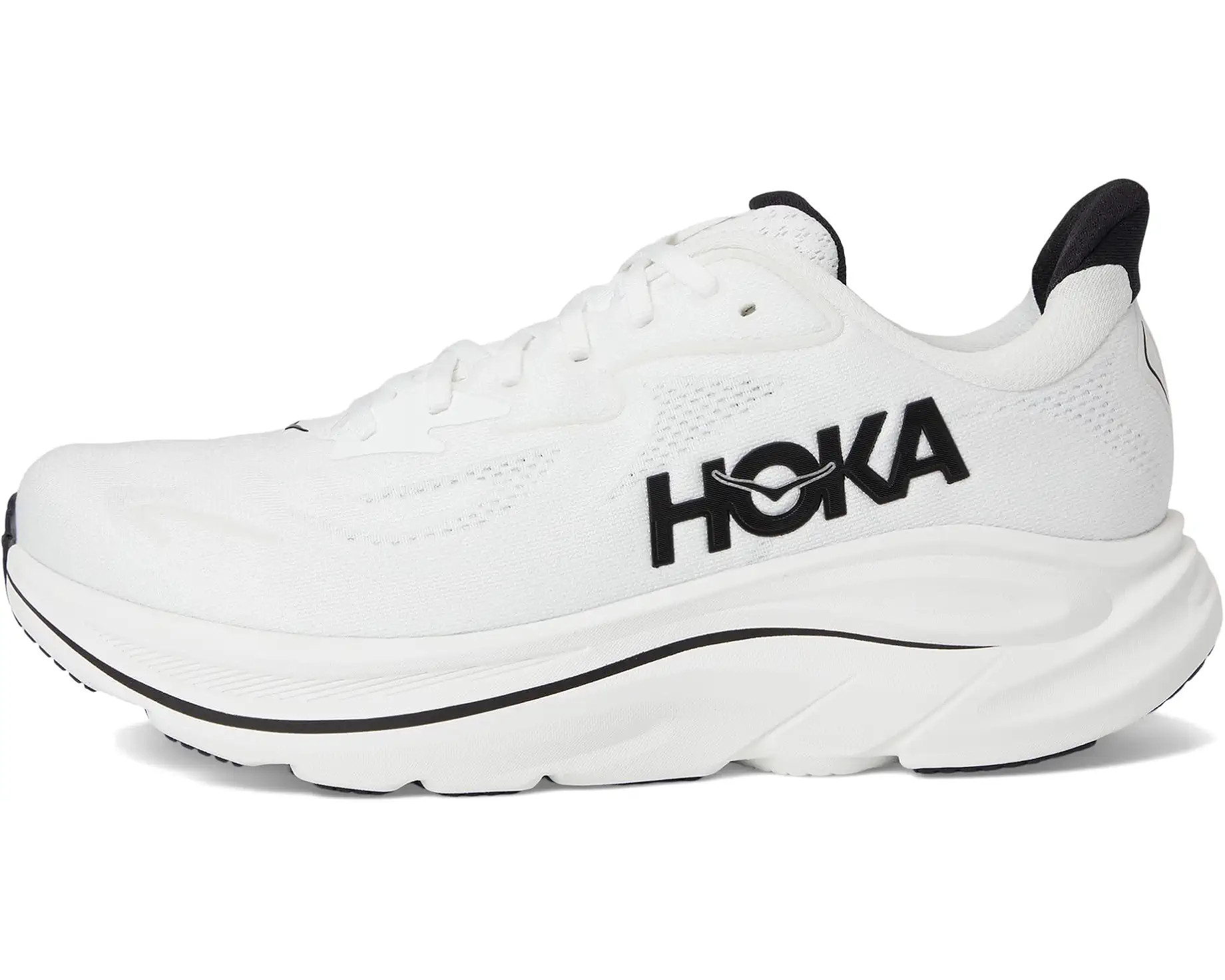 Hoka Clifton 10 Men's Shoes White 1 : 7 D - Medium, Synthetic | Zappos.com