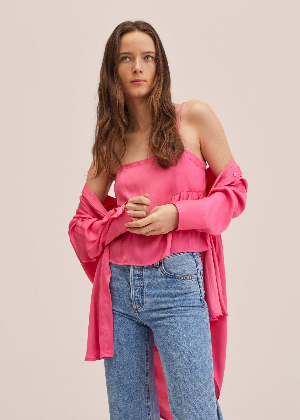 Spaghetti strap top | MANGO (US)