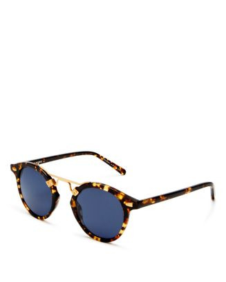 St. Louis 24K Polarized Round Sunglasses, 46mm | Bloomingdale's (US)