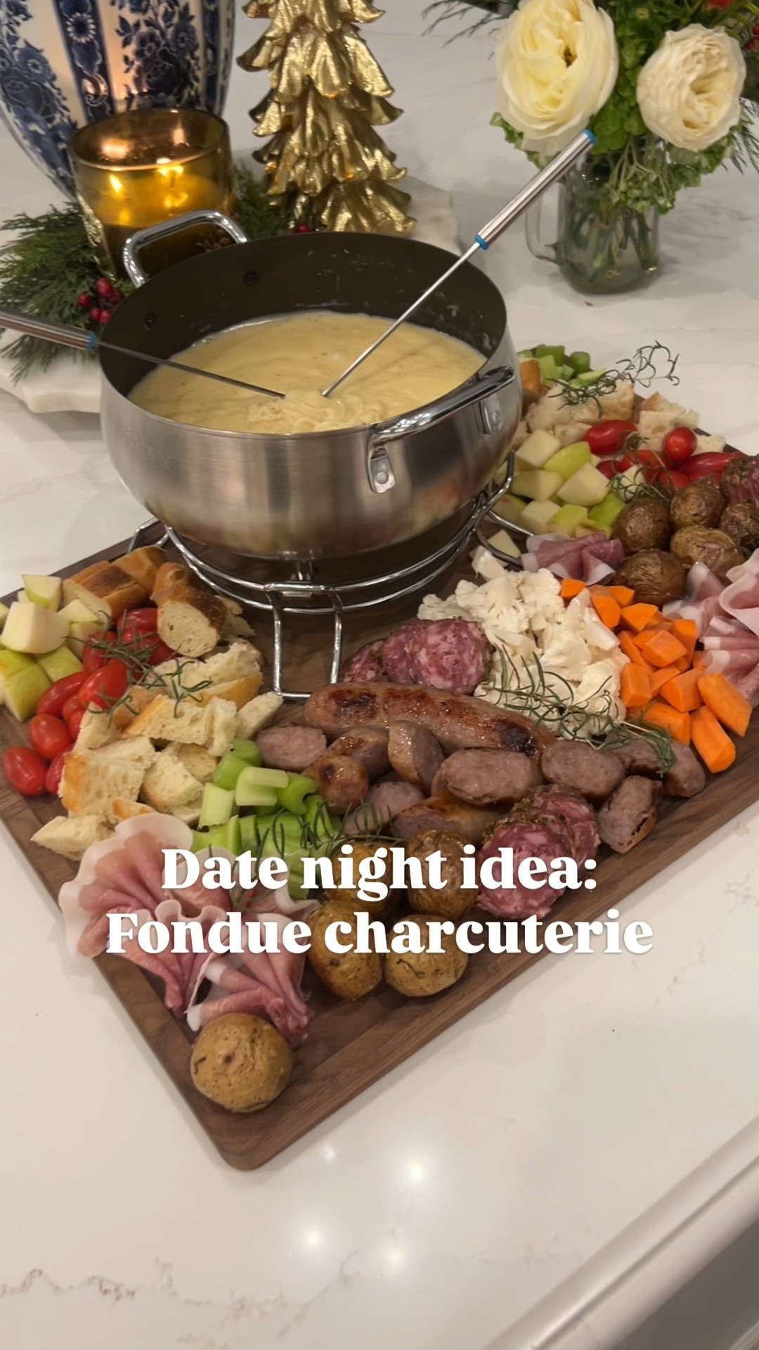 Such a fun date night idea at home! We love doing this on a Saturday night or for a special occasion like Valentine’s Day! Fondue night is so fun! We love these fondue pots! They heat up quickly, super evenly and hold a ton! We actually own 2 which makes a full 3 course fondue dinner a little easier! 

#LTKselfcare #LTKfoodie #LTKSaleAlert