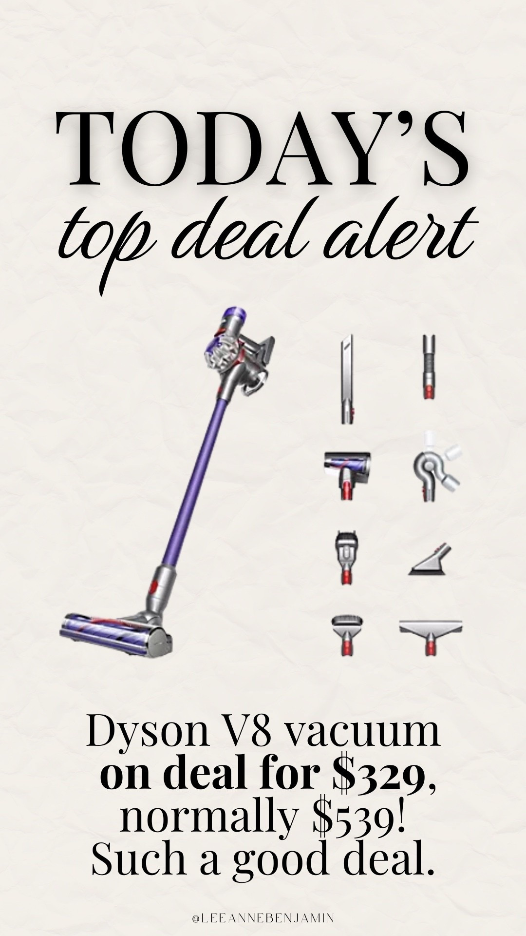 Dyson V8 vacuum on major deal!

#LTKSaleAlert #LTKSeasonal #LTKHome
