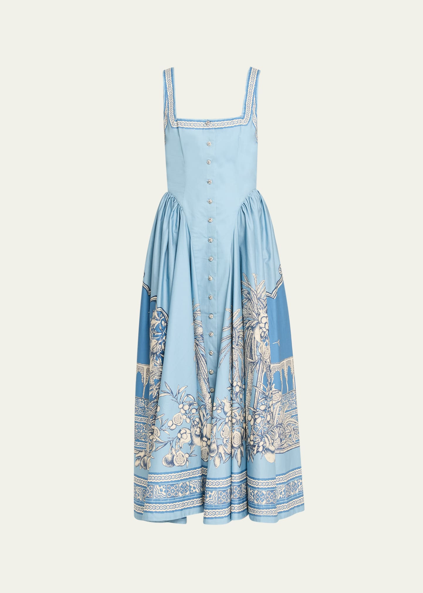 ALEMAIS Villa Romantica Midi Dress | Bergdorf Goodman