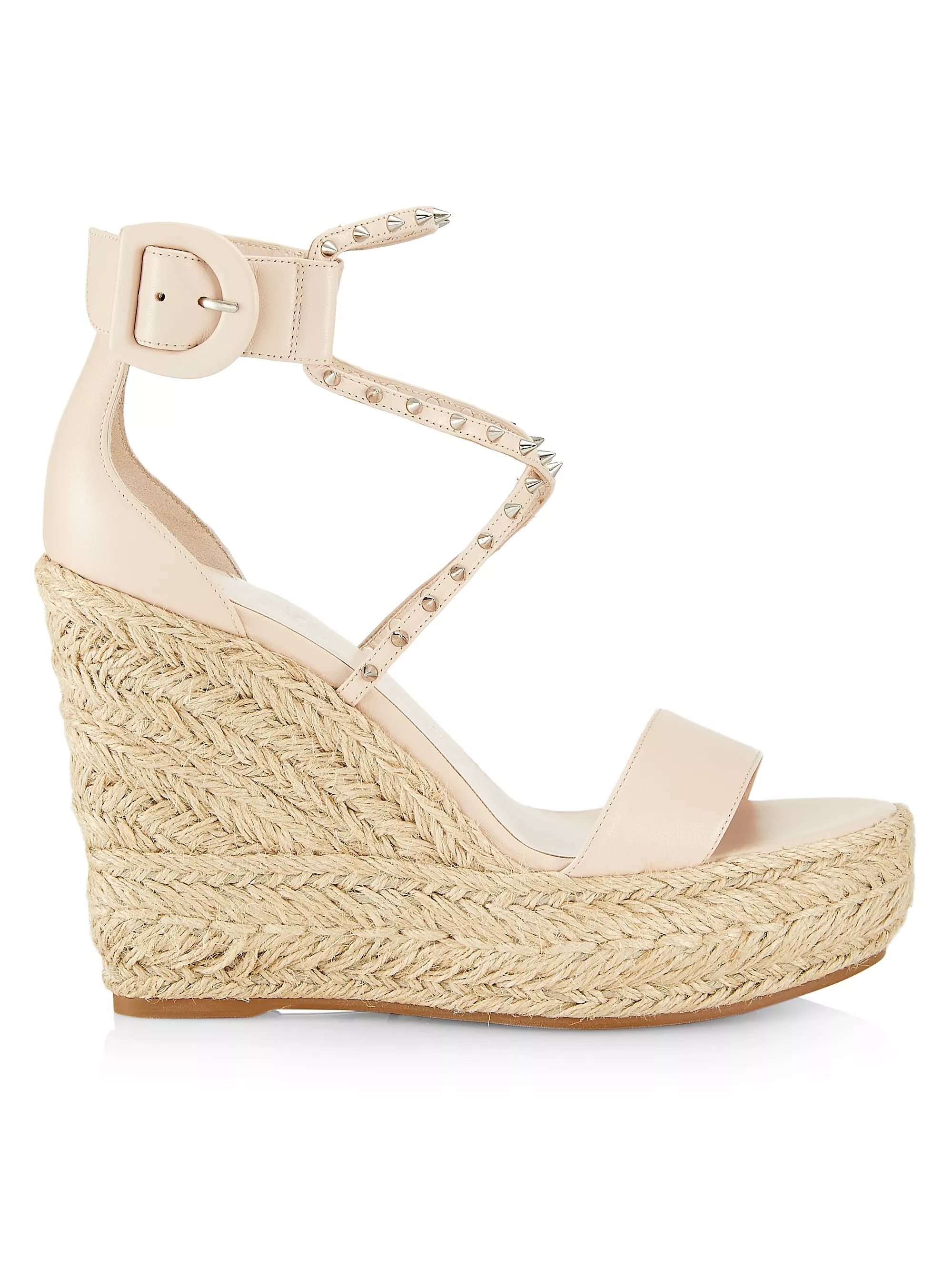 Chocazeppa Spikes 120MM Leather Wedge Sandals | Saks Fifth Avenue