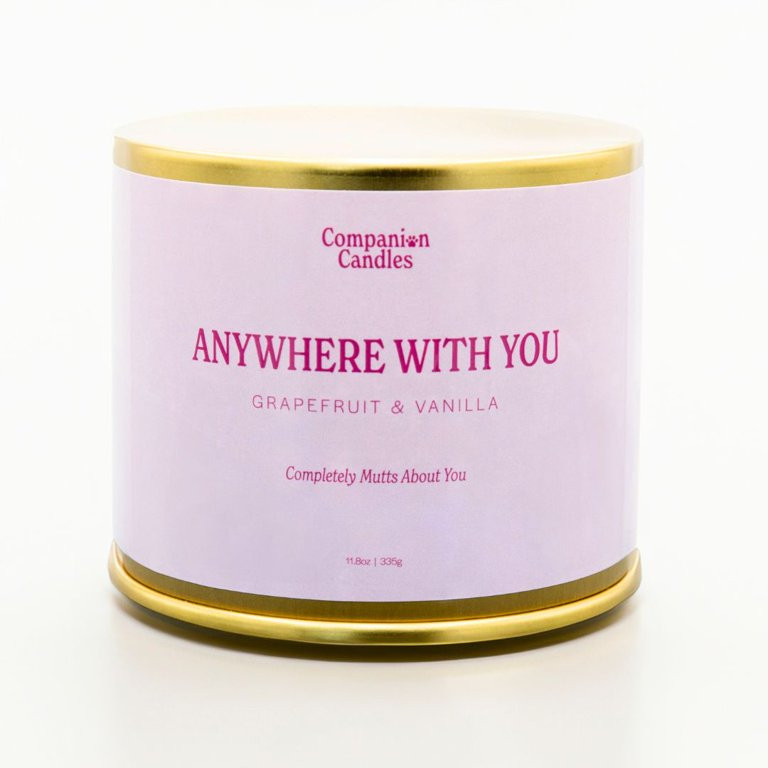Anywhere with You // Grapefruit & Vanilla by Companion Candles | Walmart (US)