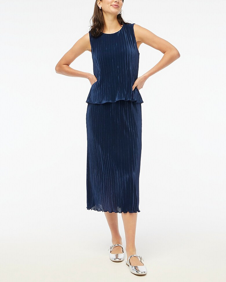 Plissé slip skirt | J.Crew Factory