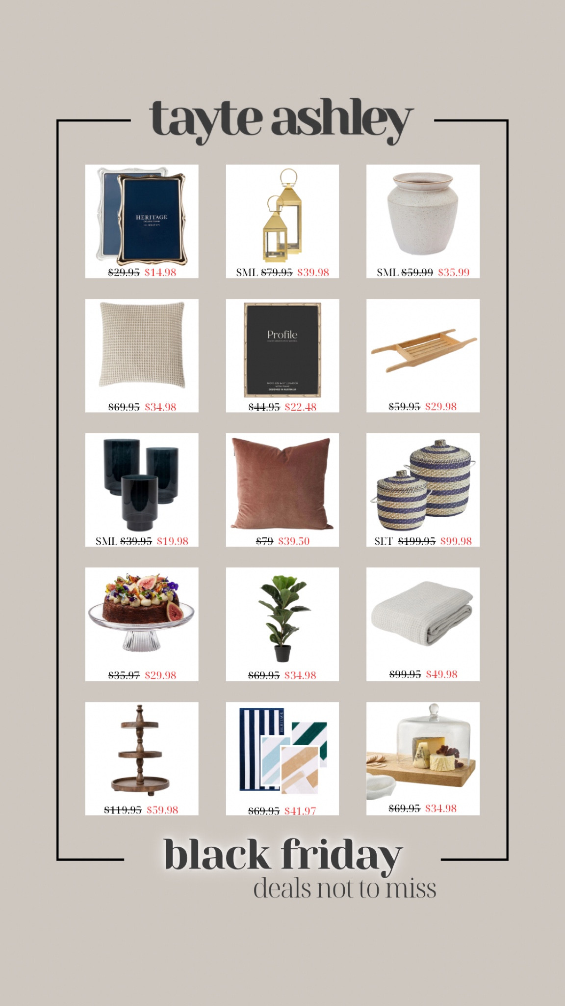 MYER ONE Black Friday
- Decor -

#LTKhome #LTKaustralia #LTKCyberWeek