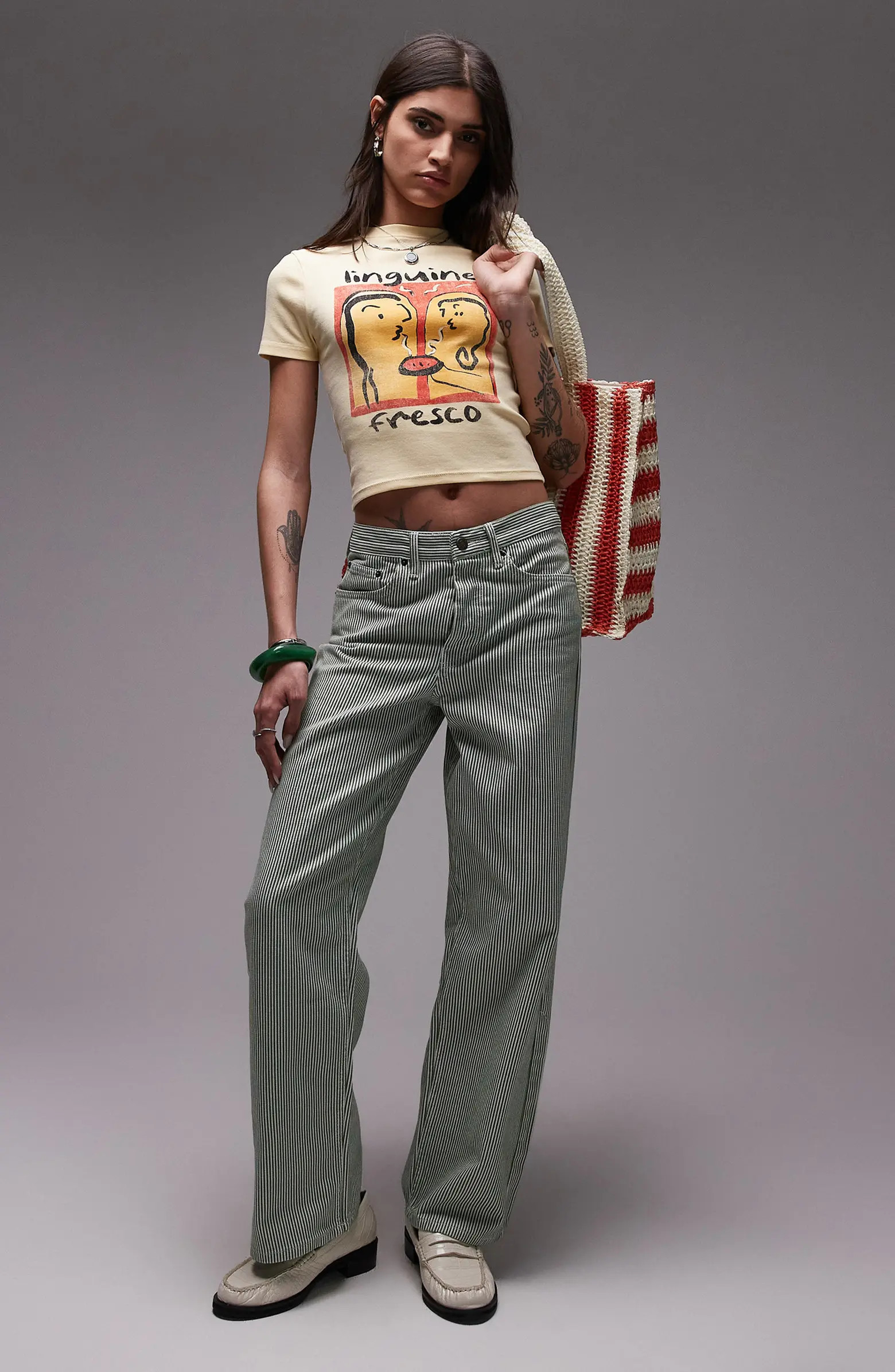 Topshop Linguine Baby Tee | Nordstrom | Nordstrom