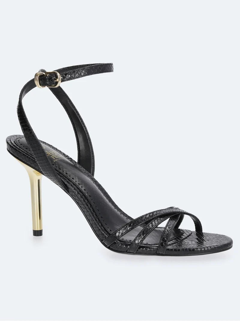Devil Wears Prada Scoop Collection Women's Strappy Stiletto Heels | Walmart (US)