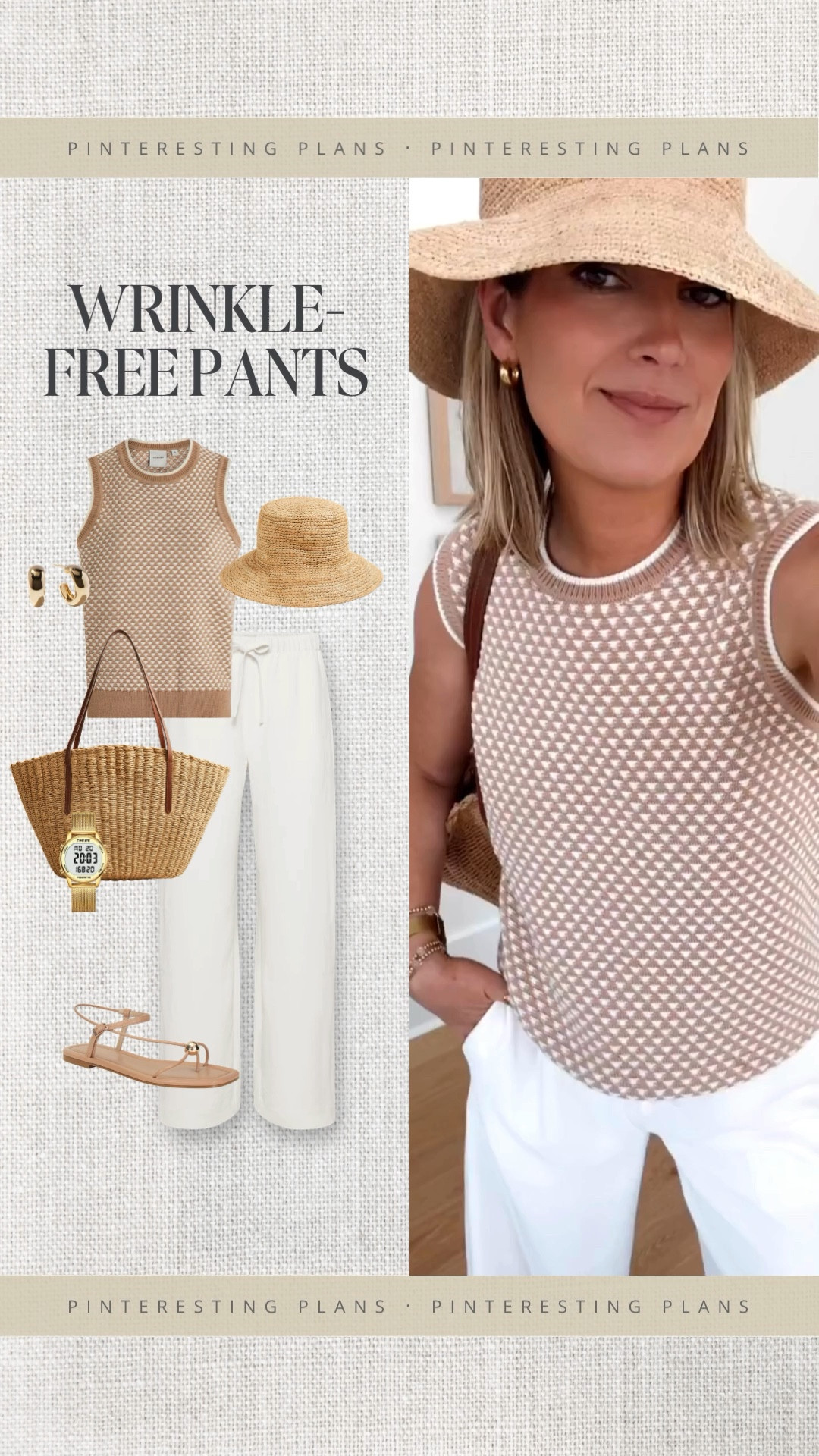 I am 5’11” wearing small tall wide leg pants and small top.  These pants do not wrinkle!!! So they’re perfect for travel  

#LTKOver40 #LTKTravel #LTKootd