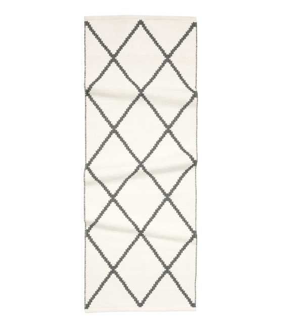 H&M - Jacquard-weave Cotton Rug - White/black patterned - Home | H&M (US)