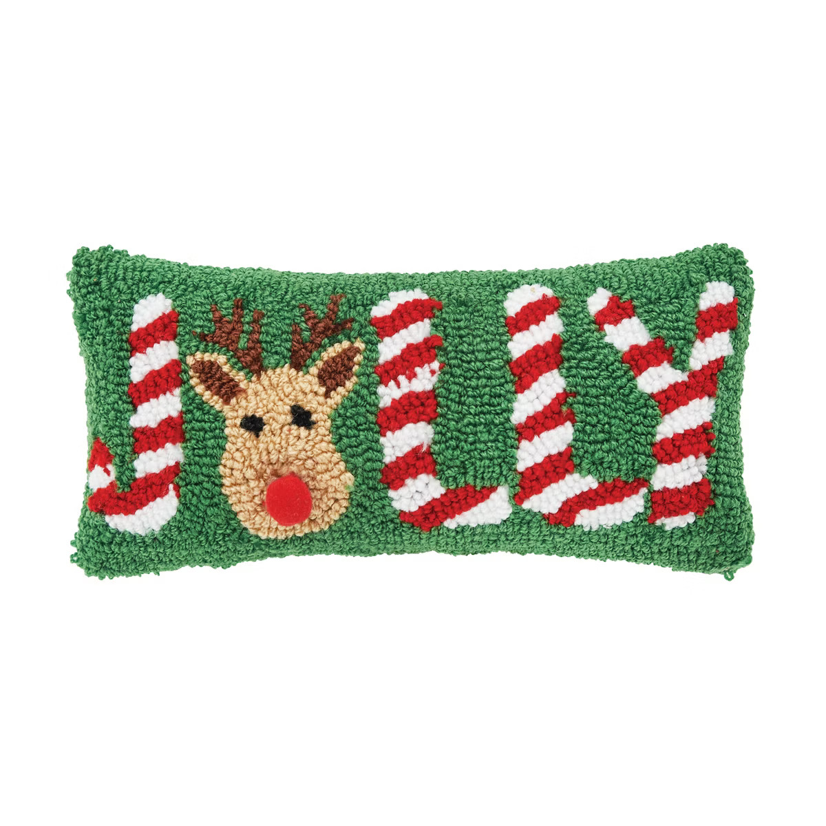 C&F Home Jolly Deer Hooked Throw Pillow | Target