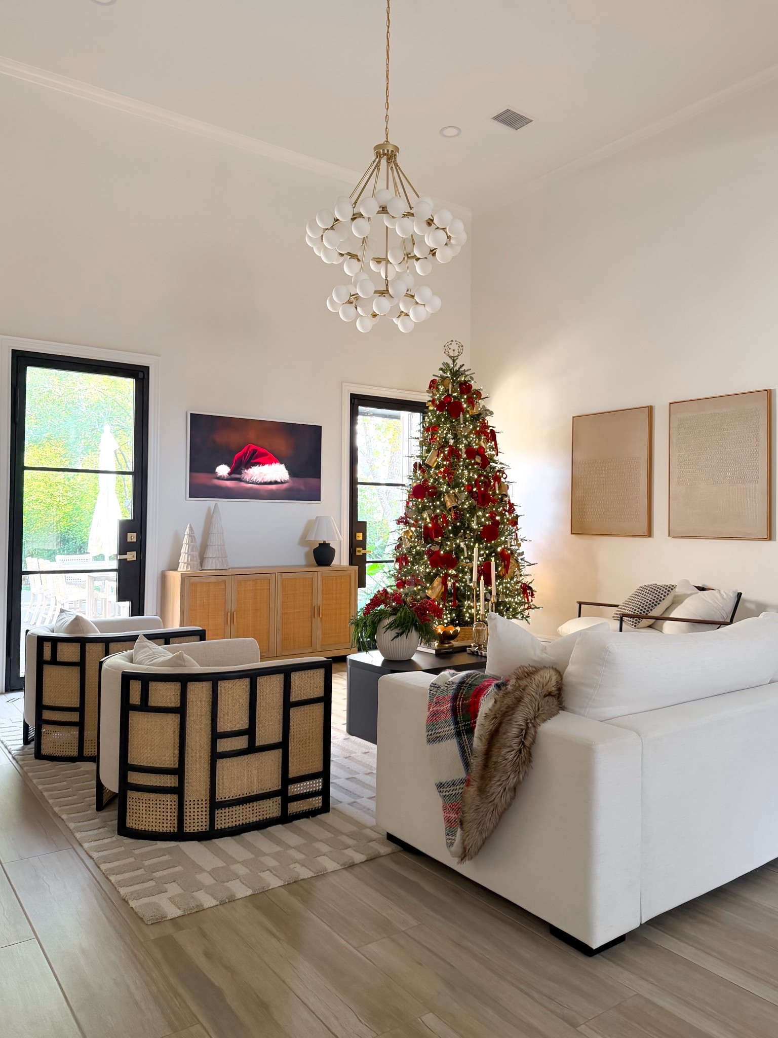 Christmas in the living room 🎄

#LTKHoliday #LTKHome