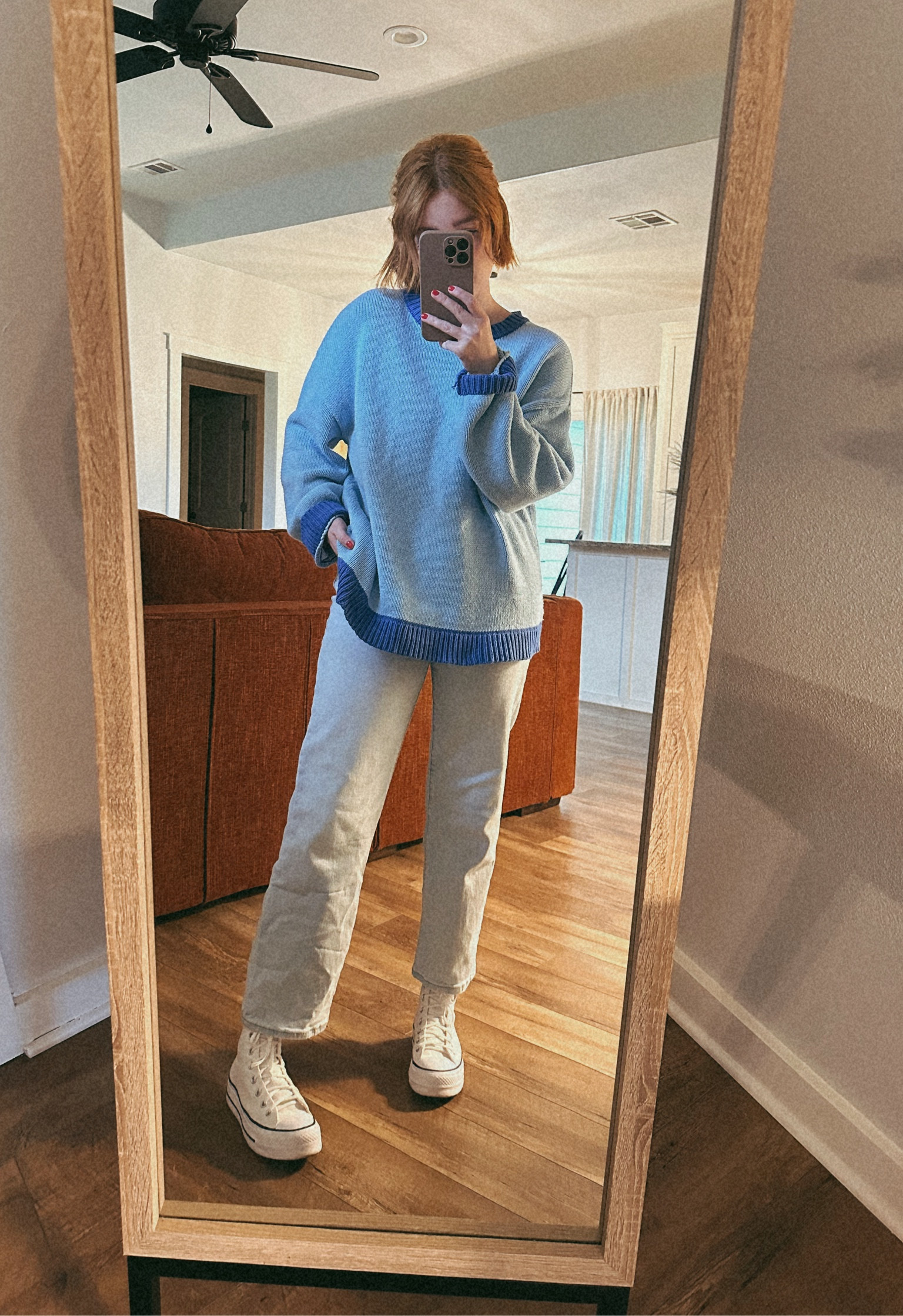 the blue sweater I can never stop wearing 🤪💙🦋

#LTKfindsunder50 #LTKstyletip