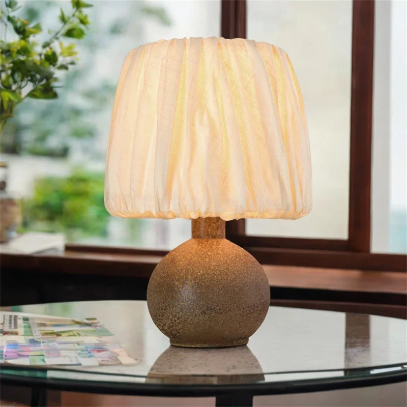 Brown Antique Ceramic Table Lamp | Wayfair North America