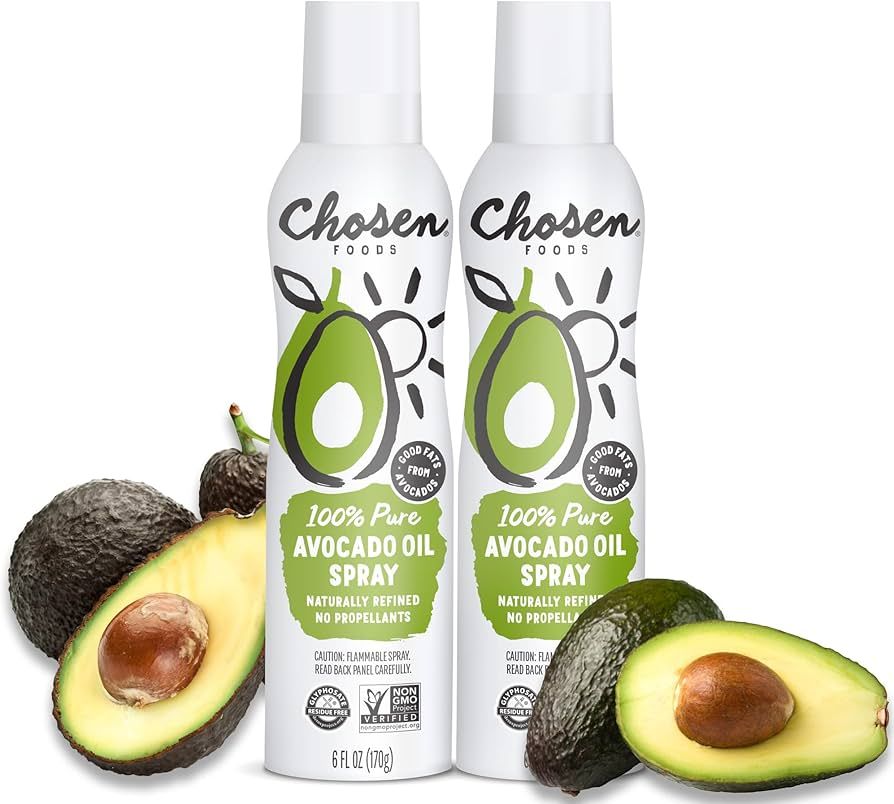 Chosen Foods 100% Pure Avocado Oil Spray, Keto and Paleo Diet Friendly, Kosher Cooking Spray for ... | Amazon (US)