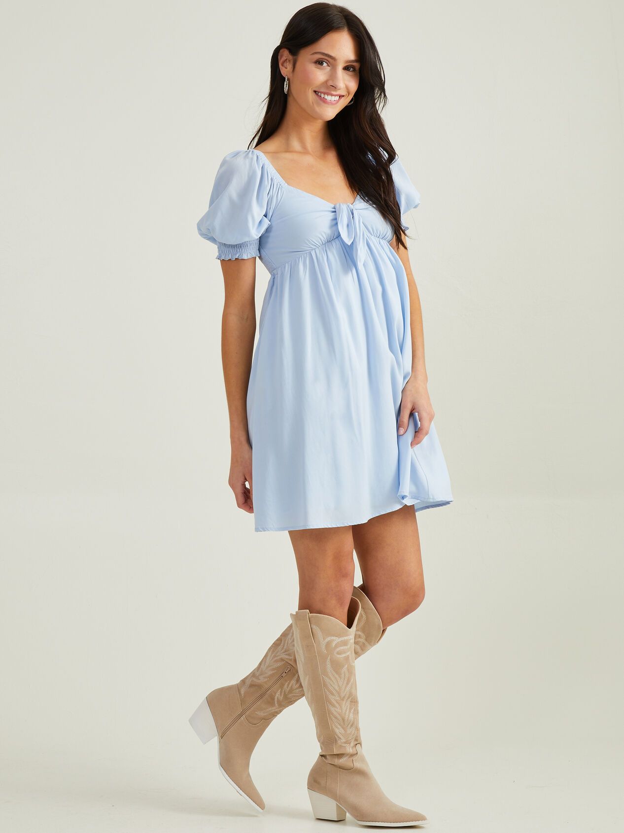Blaire Puff Sleeve Dress | Altar'd State
