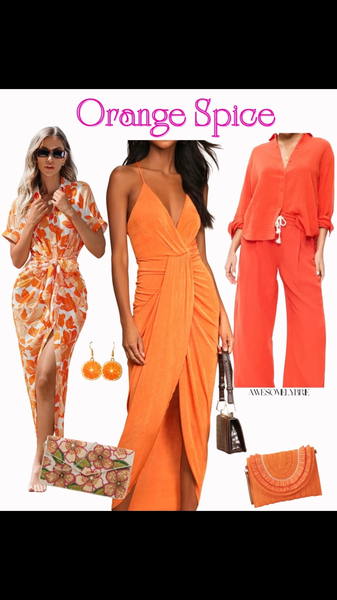 Ready for a little adventure? If you’re heading out of town add a splash of orange spice to your wardrobe with these fun finds!

#VacationOutfit #Dresses #Earrings #Moms ￼

#LTKMothersDay #LTKTravel #LTKSeasonal