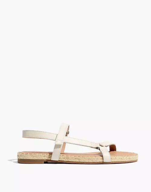 The Hallie Espadrille Sandal in Leather | Madewell