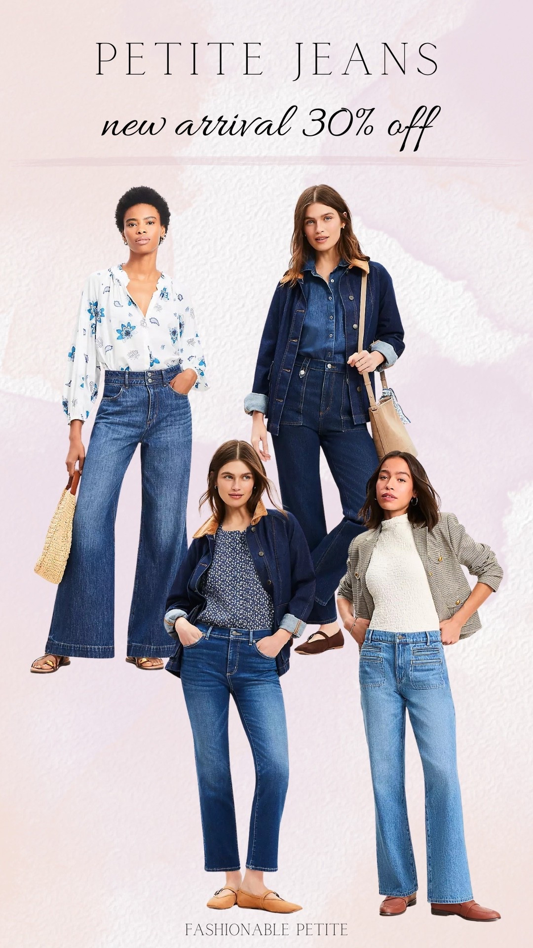 Petite jeans for fall! 

Wide leg jeans, fall outfit, fall jeans, straight jeans, carpenter jeans, petite 

#LTKSaleAlert #LTKPetite #LTKFindsUnder100