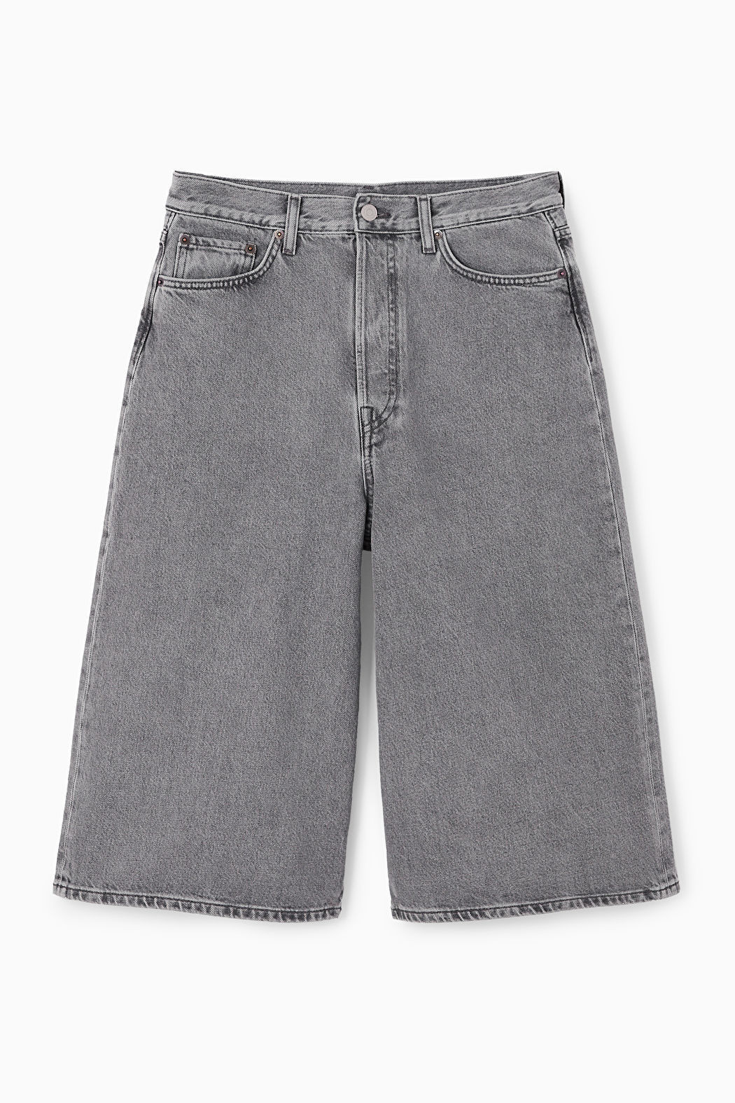 KNEE-LENGTH DENIM SHORTS | COS UK