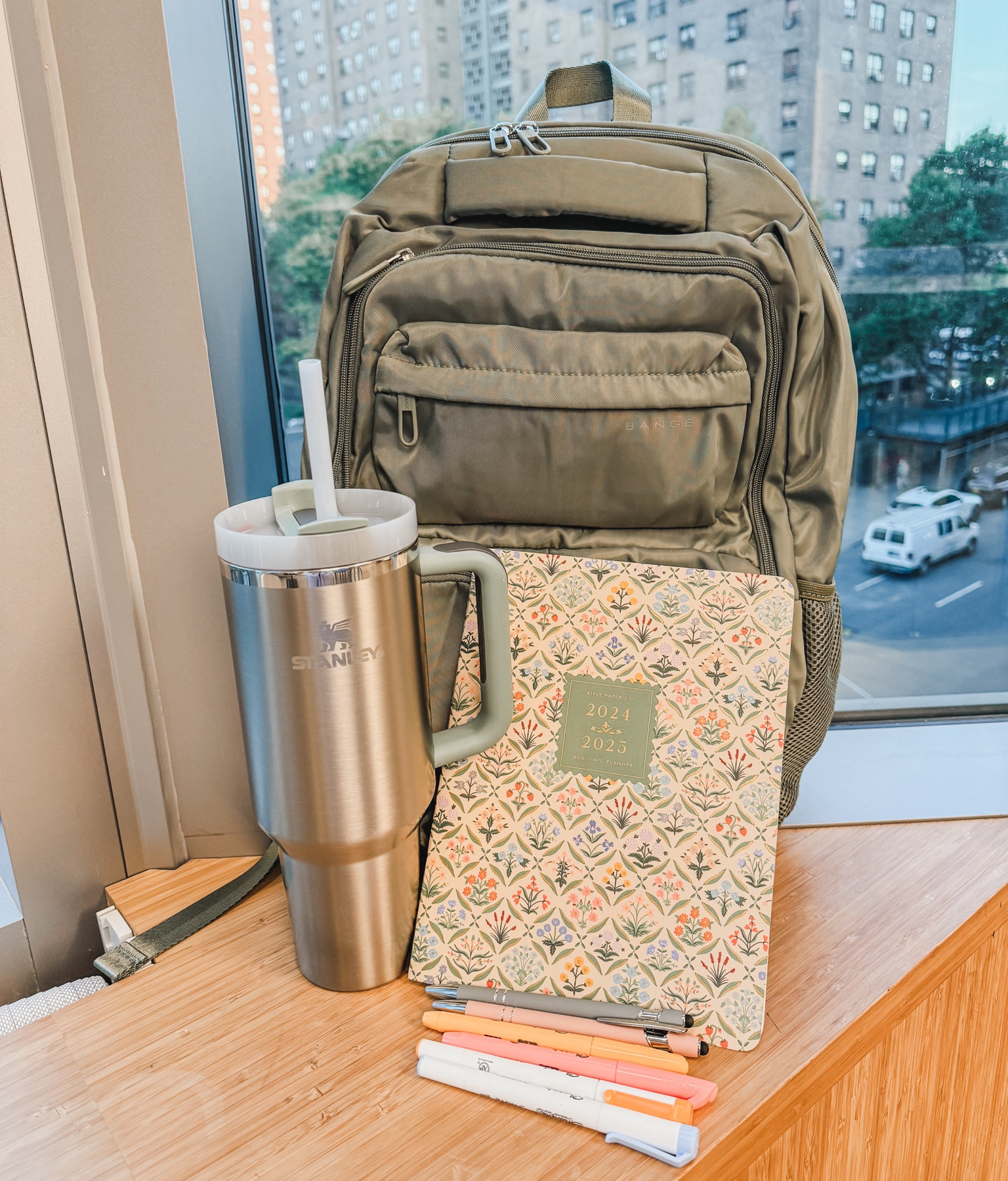 The everyday work essentials - hydration, a backpack with all the pockets, the cutest planner (have both linked below- one to keep in my purse and a desk plan er), and my most favorite highlighters and pens (they write so beautifully and have the best colors) 🙌🏻 

#LTKFindsUnder50 #LTKItBag #LTKTravel