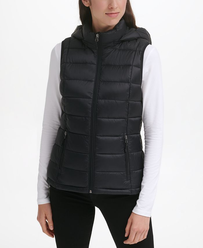 Charter Club Packable Hooded Down Puffer Vest, Created for Macy's & Reviews - Coats & Jackets - W... | Macys (US)