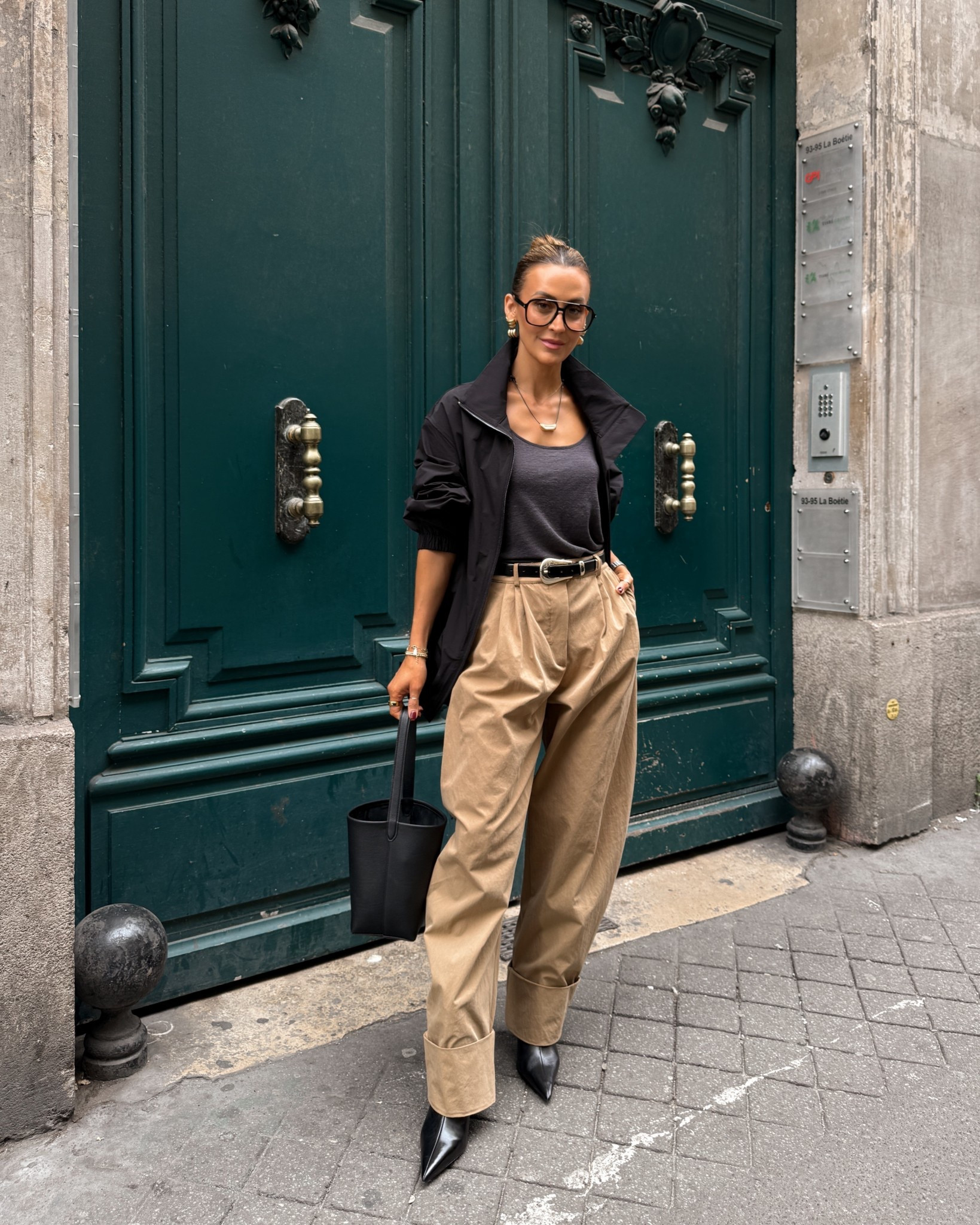 What I wore to a day of appointments in Paris! Chic and edgy 
Pants size small
Windbreaker small 
Belt xs 

#LTKShoeCrush #LTKStyleTip #LTKItBag