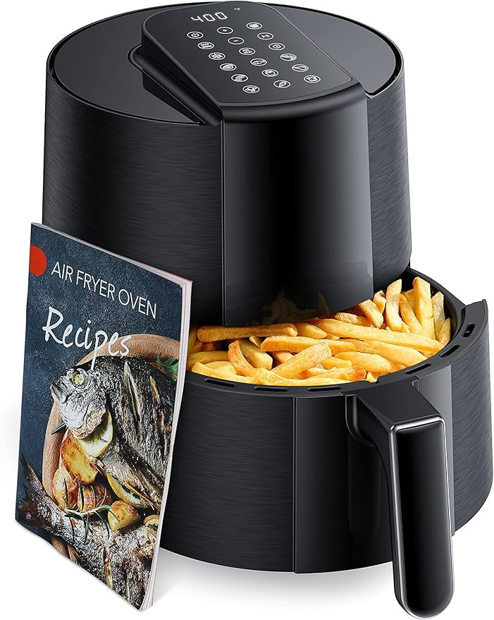 Air Fryer, 4 QT Small Portable Air Fryers for Camping with 100 Recipes Cookbook, 1400W Oil-free C... | Amazon (US)