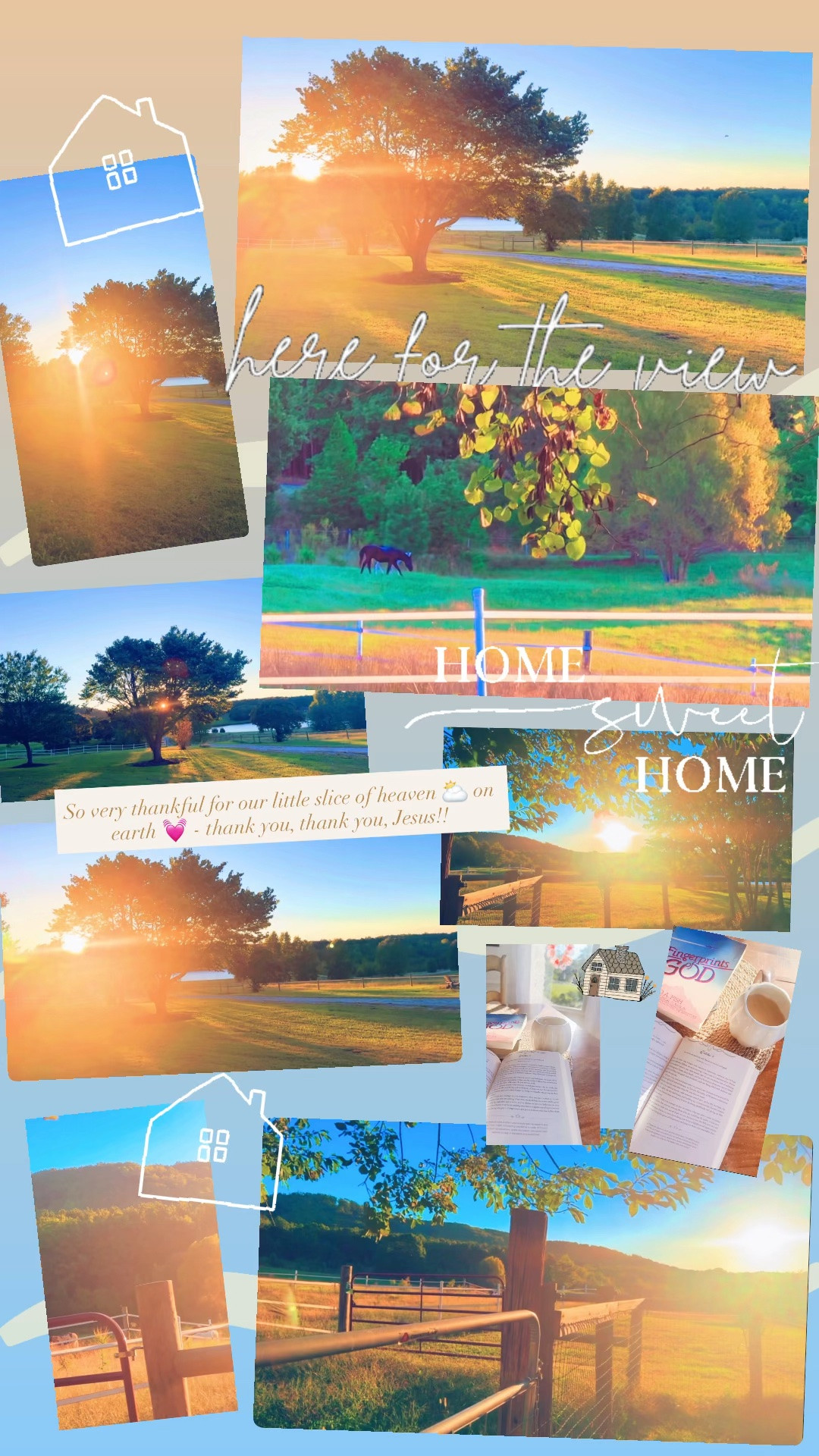 So very thankful for our little slice of heaven ⛅️ on earth 💓 - thank you, thank you, Jesus!!