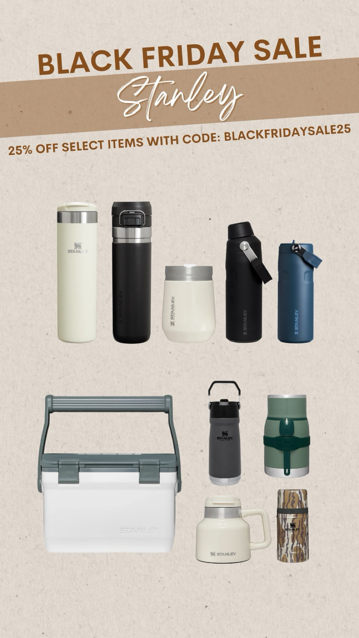 Gift ideas for the men! Stanley Black Friday sale is live with 25% OFF select items while supplies last with code: BLACKFRIDAYSALE25 Hurry before they are gone! Gift guide, Stanley, Black Friday, Gufts for men.

#LTKSaleAlert #LTKCyberWeek #LTKGiftGuide