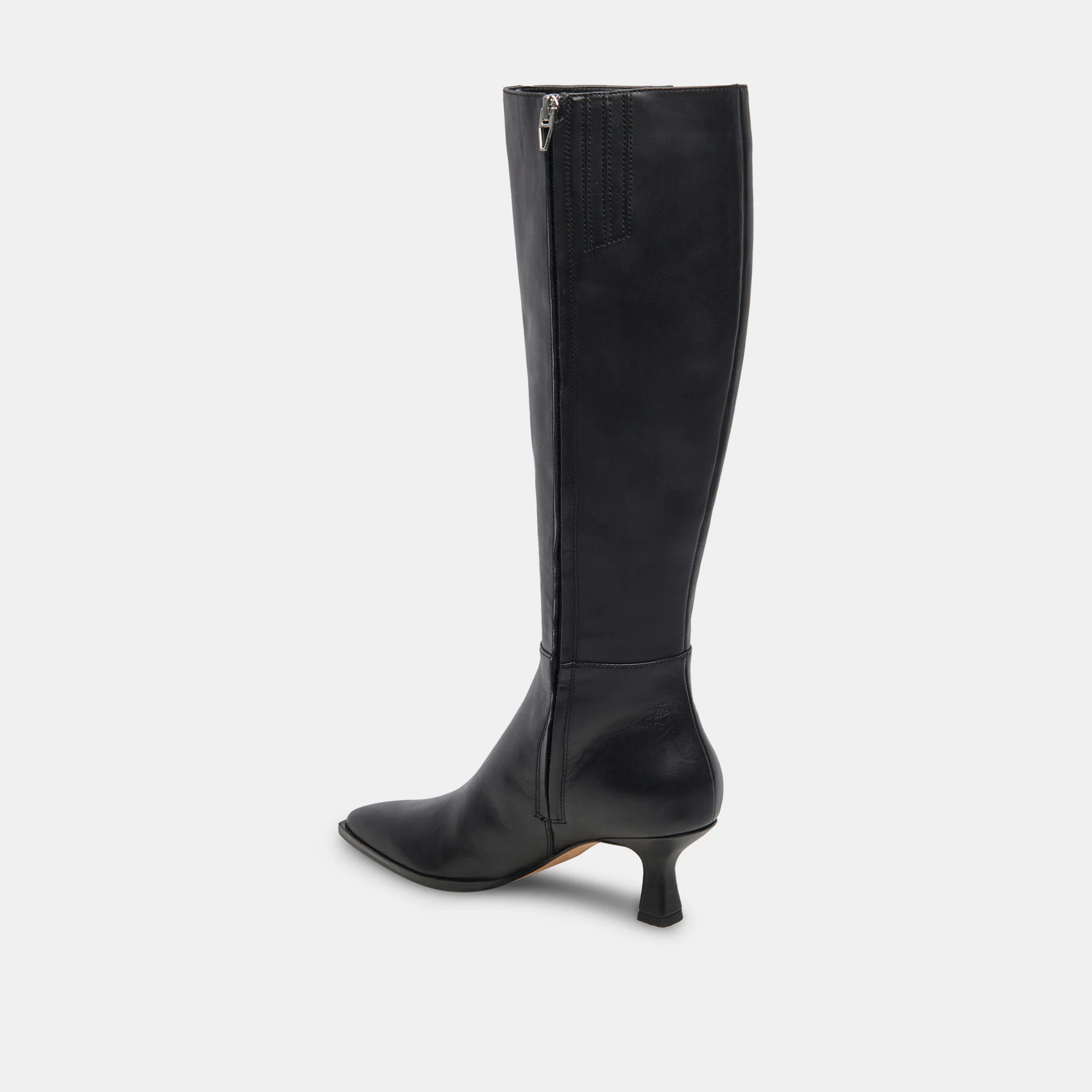 Auggie Wide Calf Boots | Black Leather Boots by Dolce Vita | DolceVita.com