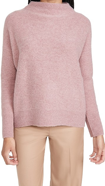 Boiled Cashmere Funnel Neck Pullover | Shopbop