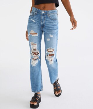 High-Rise Mom Jean | Aeropostale