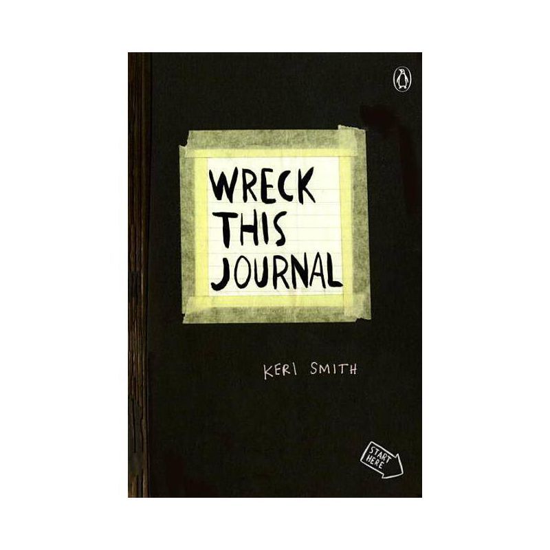 Wreck this Journal Black Edition 08/20/2012 Self Improvement - by Keri Smith (Paperback) | Target