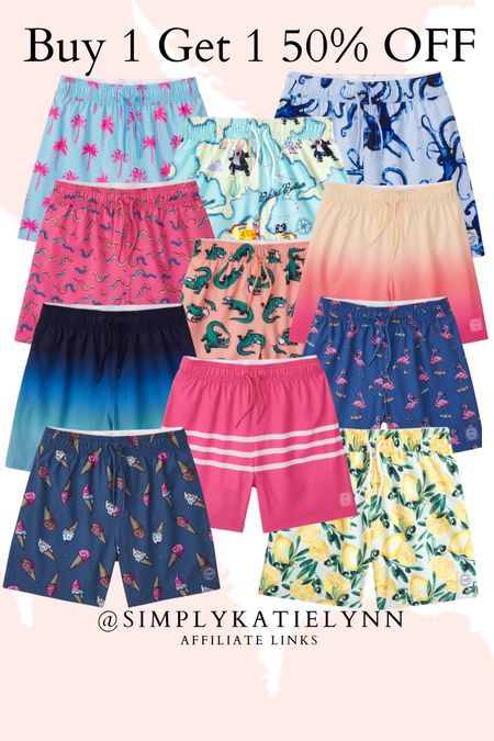 Boys swim shorts are on a steal of a deal! Buy 1 get 1 50% off these cute prints! 

#LTKkids #LTKsalealert #LTKswim